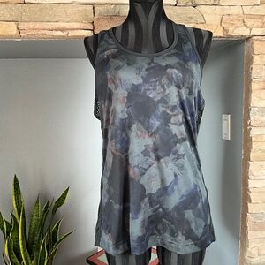 Adidas Climalite XL Athletic Racerback Top Active Athleisure Gym Cool Black Gray